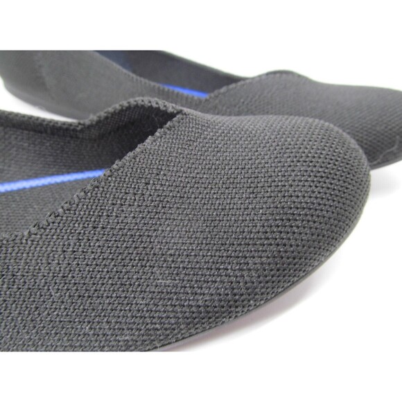 Rothy's Womens Black Flat Round Toe Knit Ballet Slip On Loafers Size US 10 - Picture 5 of 16